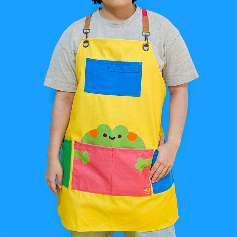 Tom the Frog apron