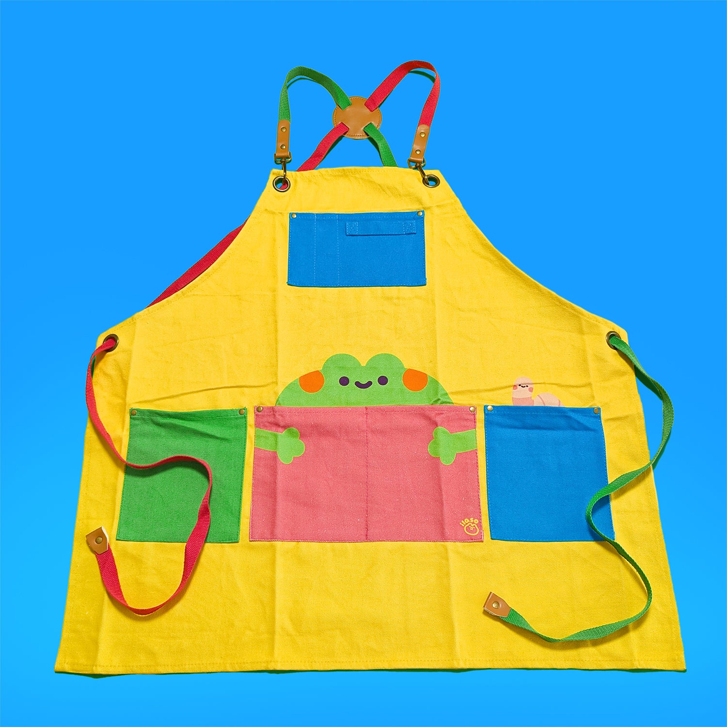 Tom the Frog apron