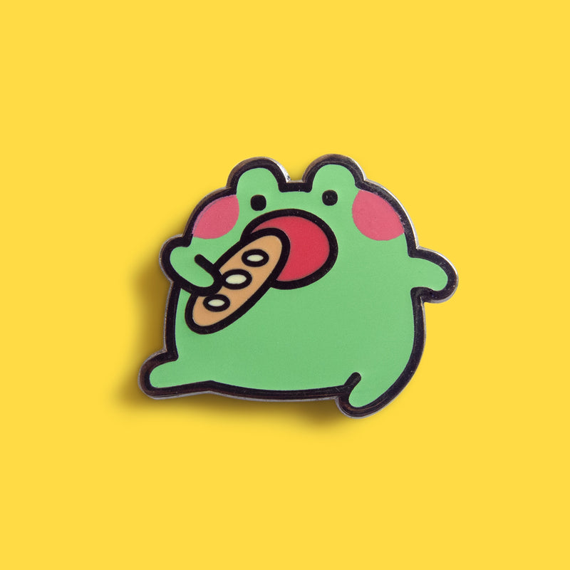 Bread frog pin