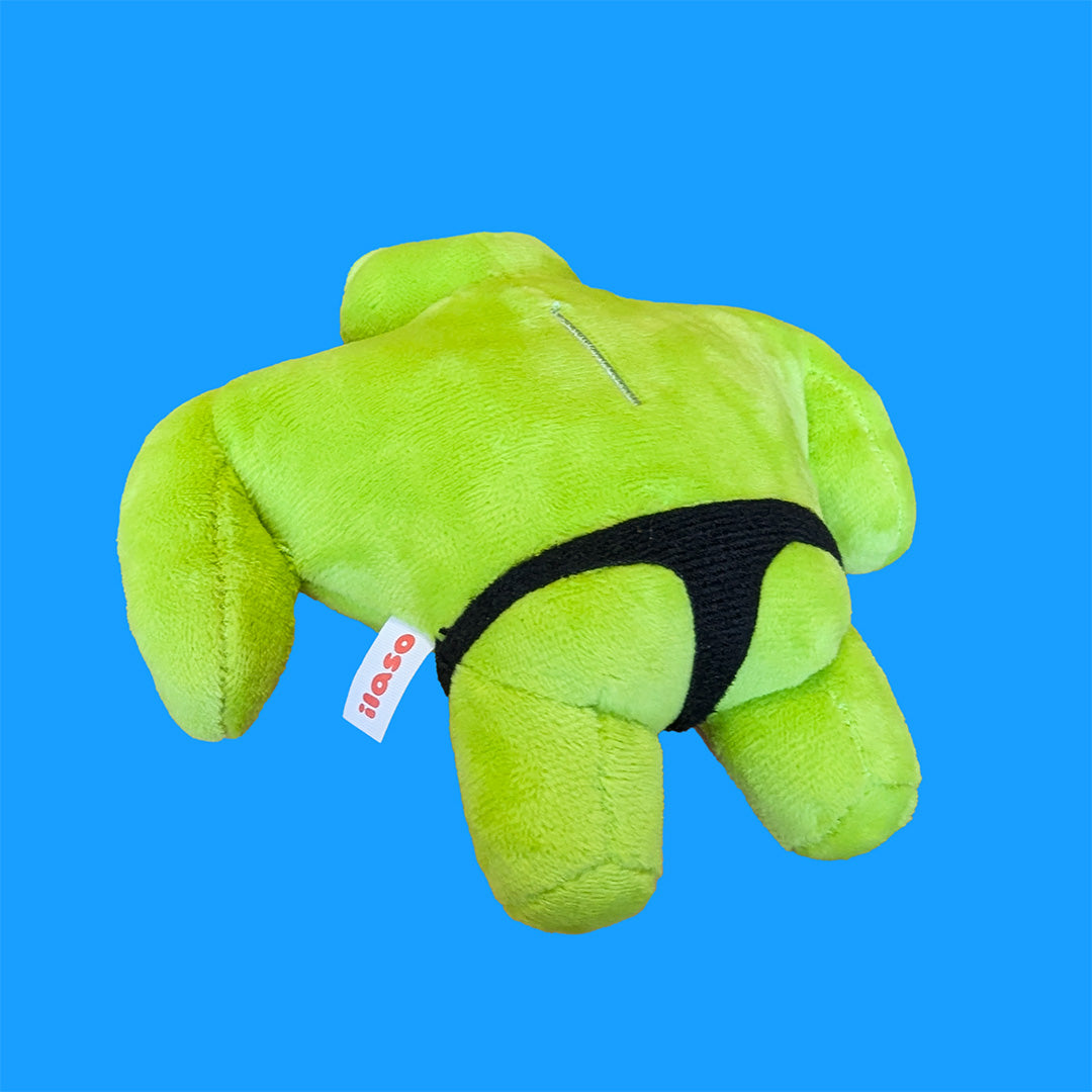 Buff frog plush