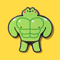 bulking buff frog pin