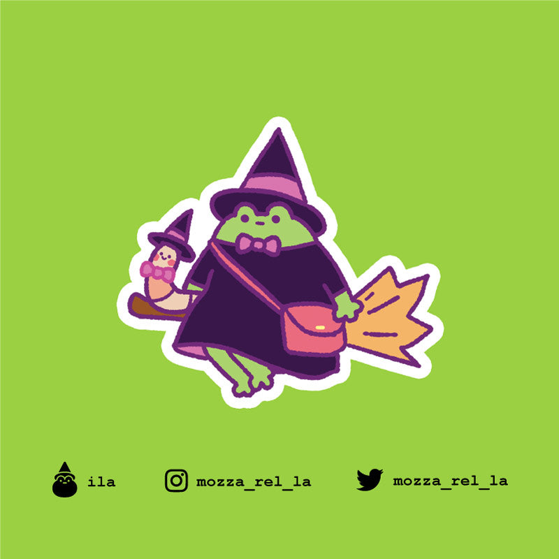 Frog Cult halloween sticker gacha