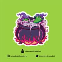 Frog Cult halloween sticker gacha