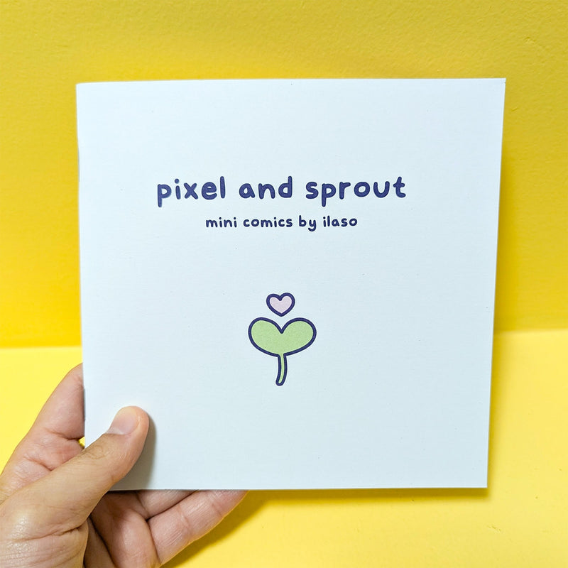 pixel + sprout comic book