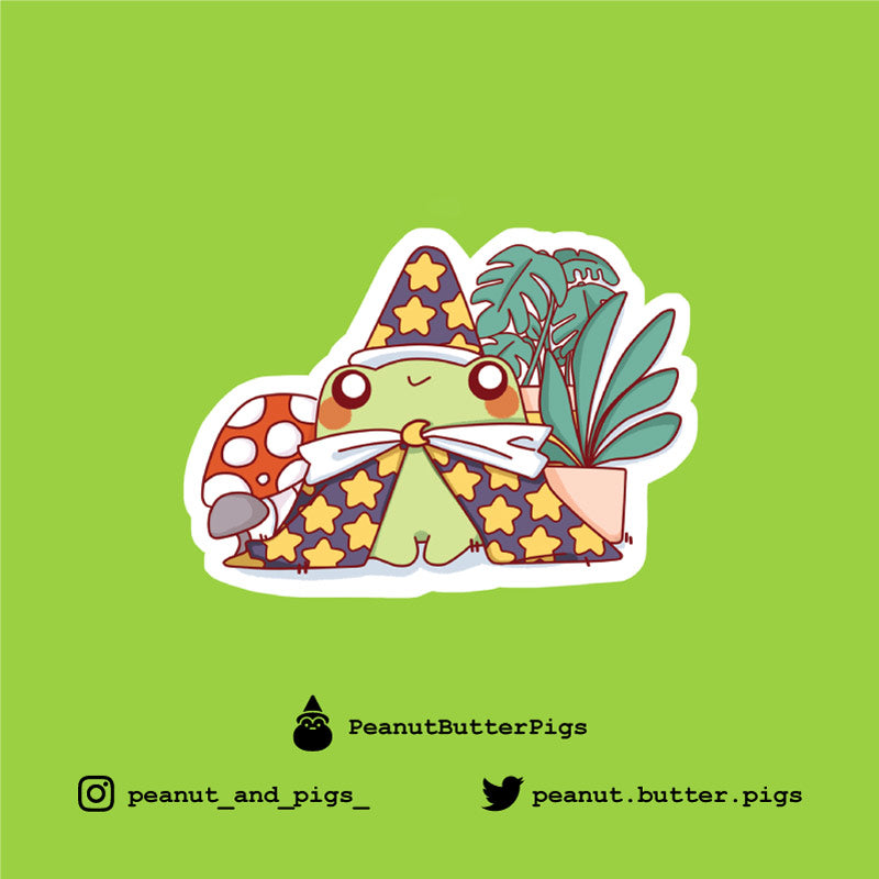 Frog Cult halloween sticker gacha