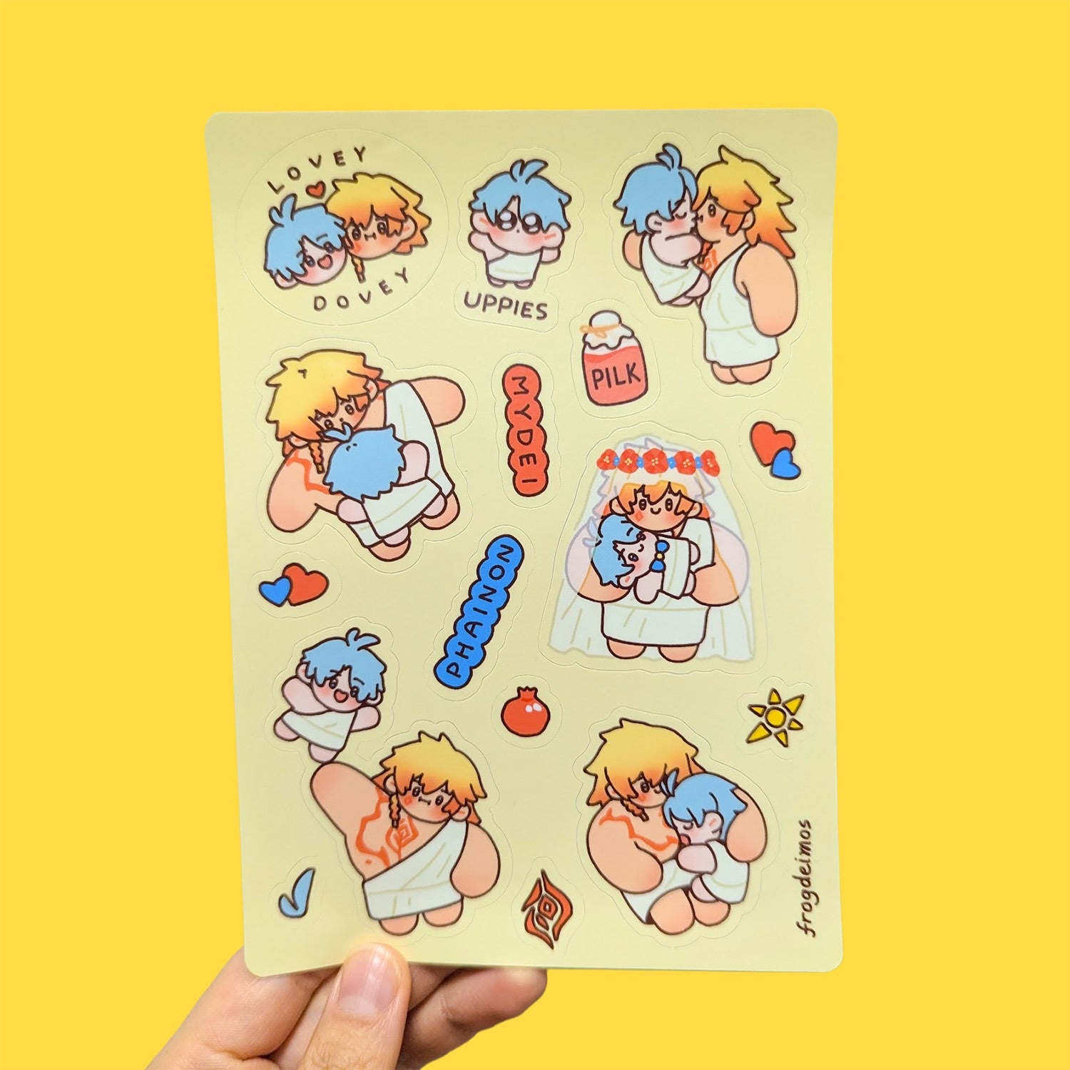Phaidei nui wedding sticker sheet