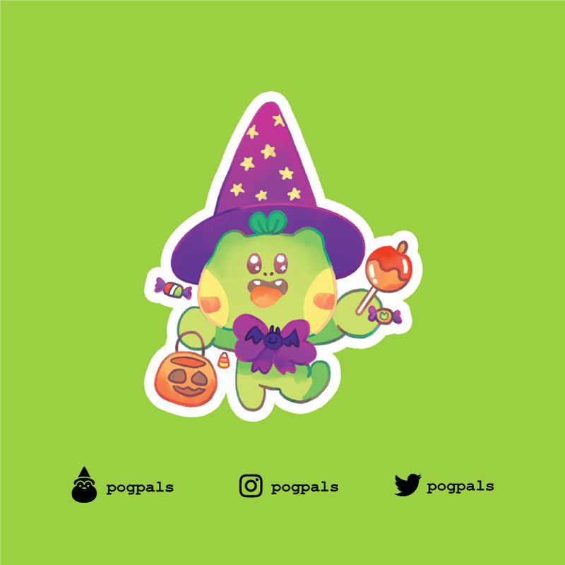 Frog Cult halloween sticker gacha