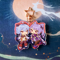 Genshin Impact: Keqing & Ganyu charm