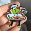 Tom the Frog chef pin