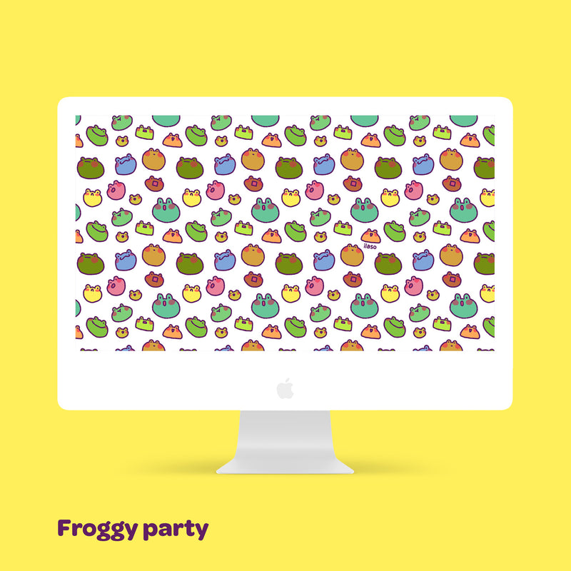 froggy wallpapers (desktop + mobile)